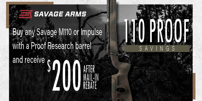 Rebate: 110 Proof Savings